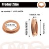 20PCS M12 Copper Oil Drain Plug Gaskets Crush Washer Automotive Parts Replacement for Ford Infiniti Nissan 11026-JA00A
