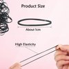 6 Pcs Hair Beader Tool Beaders for Braids 1000 Pcs Mini Rubber Bands Quick Beader Automatic Hair Beader Hair Braiding Tool Ponytail(Delicate Colors)