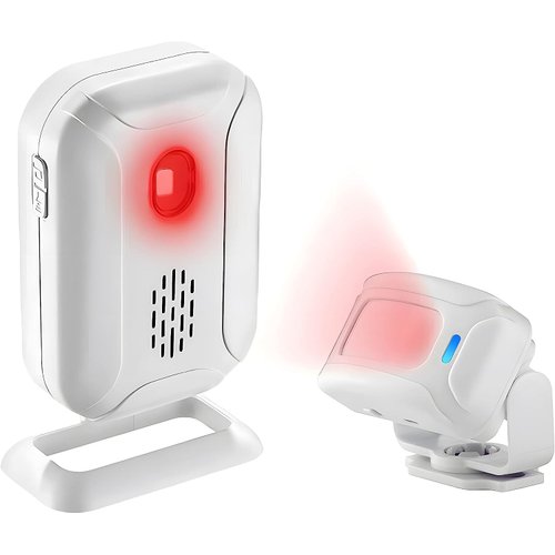 Greencycle Motion Sensor Doorbell, Door Chime for Business When Entering, Store Door Entry Bell, Commercial Door Entry Alert, Motion Sensor Detect Alarm, Caregiver Reminder for Elderly, Visitor Bell