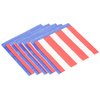 Amscan Patriotic 4th of July Stars Beverage Napkins (36 Piece), Multi Color, 5 x 5