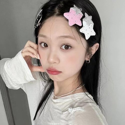 Star Hair Pins for Girls Side Hair Clip for Toddlers Cute Hair Barrettes for Fine Hairclips Duckbill Small Hair Accessories for Women Girls 6 Pack Star Clips for Hair Small Hairpin Star