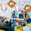 YUJUN 13PCS Baseball Balloons,Baseball Jumbo Glove Foil Mylar Sports Balloons for Birthdays Party Baseball Sports Themed Party Decorations Supplies (20in)