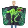 PAMAID Kids Haircut Cape Waterproof Barber Cape Cover, Dinosaur Hair Cutting Cape for Boys with Adjustable Snap Closure (Dinosaur)