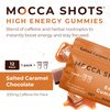 SGC Seattle Gummy Company Caffeine Energy Gummies 6-Pack, Salted Caramel Mocca Energy Chews, Nootropic, Vegan, Plant-Based, Gluten Free, 200mg Caffeine