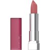 Maybelline Color Sensational Lipstick, Lip Makeup, Matte Finish, Hydrating Lipstick, Nude, Pink, Red, Plum Lip Color, Almond Rose, 1 Count