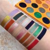 Juvia's Place Palette The Magic Mini - Bright and Bold Red, Shades of 16, Professional Eye Makeup, Pigmented Palette, Makeup Palette for Eye Color & Shine