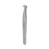Eyelash Extension Tweezers for Volume Lashes Professional Precision Stainless Steel VETUS 6A-SA Mega Curved L Angled Tips Flat Lashing Tweezer Tools for Individual Eye Lash Extensions 3d Fan Supplies