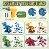 BAODLON Dinosaur Toys for 3 4 5 6 7 Year Old Boys, Take Apart Dinosaur Toy for Kid 3-5 5-7 Building Toy with Electric Drill, Learning Educational STEM Construction Toy Christmas Birthday Gift Boy Girl