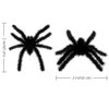 Black and Grey Realistic Hairy Small Plastic Fake Spiders Scary Joke Prank for Party Favors Creepy Halloween Decoration, 20 PCS by Baryuefull