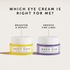 HERBIVORE Super Nova Eye Cream – 5% THD Vitamin C & Caffeine, Reduces Dark Circles & Puffiness, Brightens Eyes, Plant-based, Vegan, Cruelty-free, 15mL / 0.5 oz