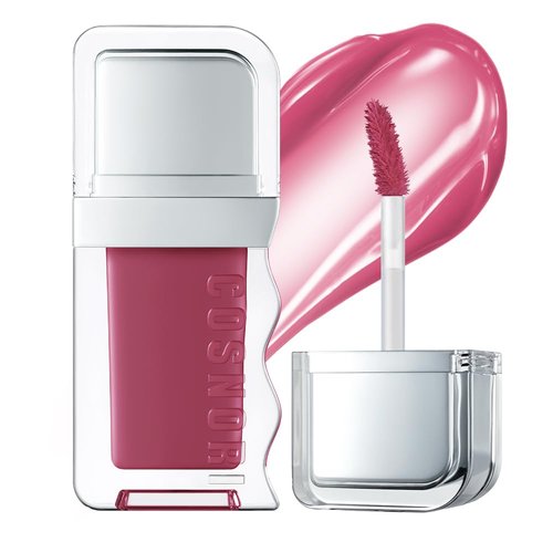 COSNORI Flow Wave Lip Tint - Vegan Glassy Lip Gloss, Lightweight & Long-lasting, Plant-derived Oil Moisturizer, K-Beauty (14 LOVEY FIG)