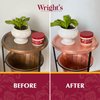 Wright's Copper and Brass Cream Cleaner - Gently Cleans and Removes Tarnish Without Scratching, 8 Ounce (Pack of 6)