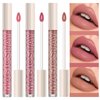 LANGMANNI 3 Colors Matte Liquid Lipstick Kit,Long Lasting & Waterproof Nude Lipgloss,High Pigmented Not Thick or Stick Lip Gloss Set For Women And Girls (B-#4#5#6)