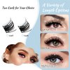 Lash Clusters 84 Pcs Cluster Lashes Eyelash Clusters DIY Cluster Eyelash Extensions Individual Lashes Soft and Comfortable (Windy,D-8-16mix)