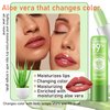 XMXueMei 4PCS Aloe Vera Lipstick,Color Changing Lipstick,Moisturizing Magic PH Jelly Lipstick Set for Women,Tinted Lip Balm Long Lasting Waterproof Color Change Lip Gloss Makeup