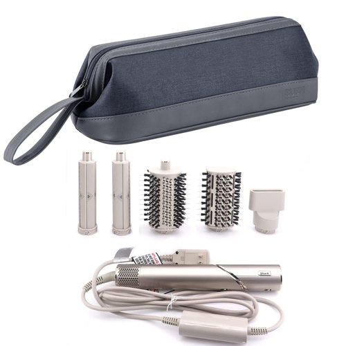 WINZEDGE Airwrap Travel Case for Dyson/Shark Flexstyle, Travel Pouch for Dyson Airwrap/Shark Flexstyle Complete Styler and Attachments, Travel Bag for Dyson/Shark Hair Dryer (Dark Gray)
