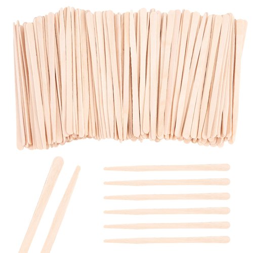 1200Pcs Eyebrow Wax Sticks Wood Waxing Sticks Wax Spatula Applicator for Body Hair Eyebrow Lip Nose Brow Removal