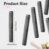 12Pcs Carbon Combs Heat Resistant Carbon Fiber Cutting Professional Carbon Combs for Hair Stylist, Haircutting Combs Barber Comb Hair Stylist Medium and Fine Tooth for Man Woman Clipper Cuts