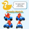 Jeep for Rubber Ducks, 3.5 Inch Jeep Toy Match Most 2 in Rubber Ducks, Jeep Toy for Jeep Dashboard Decorations Accessory Jeep Duck Collection Valentines Birthday Gifts (Blue)