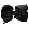 Hair Clips Boutique Hair Bows Alligator Clip for Women Girl Hairpin 6 Inch TSFJ02 (Black)