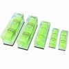 WOYISEPG 5Pcs Magnetic Small Bubble Level Set 29mm/40mm/52mm Multi-sizes Square Spirit Levels Measuring Tools
