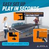 JOOLA Premium Avanti Table Tennis Net and Post Set - Portable and Easy Setup 72" Regulation Size Ping Pong Screw On Clamp Net, ‎ 72"L x 0.5"W x 6"H, White/Black