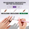 VANSISOS Acrylic Nail Kit: 30g Clear Acrylic Powder and 75ml Acrylic Liquid Set with Nail Brush Nail Forms Acrylic Nails Extension Kit for Beginners for Home DIY Salon Nails Application