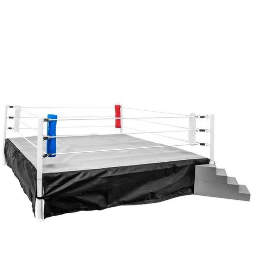 Set of 4 Wrestling Ring Corner Pads for Wrestling Action Figures: Red, White & Blue