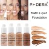 PHOERA Foundation, Flawless Soft Matte Liquid Foundation Makeup for Women.(104# Buff Beige)
