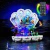 BRICKSHINING LED Lighting Compatible with Lego The Little Mermaid Royal Clamshell 43225, Light Kit Compatible with Lego 43225, Giving Light to Model, NOT Included The Model Set(18 Key RC Version)