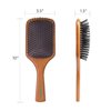 Ecotrees Wooden Paddle Hair Brush, Air cushion massage comb,Anti Static Detangling Paddle Brush for Reducing Hair Breakage