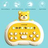 Meiweichuang Fast Push Game Fidget Toys Handle Upgraded Flashing Quick Press Games Pro for Kids，Portable Travel Games for Car Ride, Board Games for Kids andAdultsXmas Birthday Gifts (Yellow Dog)