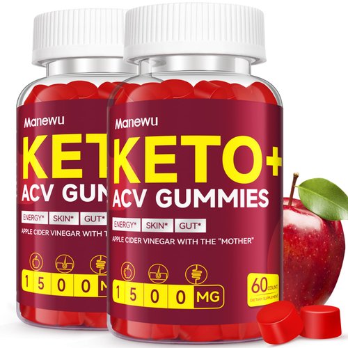 Keto ACV Gummies - ACV Keto Gummies Diet Supplement for Women Men - 1500mg Organic Apple Cider Vinegar with Mother - Gluten Free, Vegan, Non-GMO, Made in USA