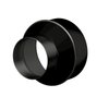 6 to 4 Duct Reducer, Hon&Guan Duct Reducer Increaser 6 to 4 Reducer for 4/6 Inch Ducting HVAC Ventilation System-Black.