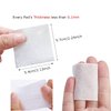 1000 Pcs Ultra Thin Makeup Facial Cotton Pads, Soft Lint Free Dry Nails/Lips/Eyes Polish Remover Pads, Square Cosmetic Beauty Cotton Pads, Non-Woven Cotton Makeup Remover