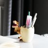 Banllis Dinosaur Pen Holder & Pencil Holder for Desk, Trex Desk Accessories Jurassic Park Office School Supplies, Dino Toothbrush Holder, Idea Gifts for Adults Kids Women Men