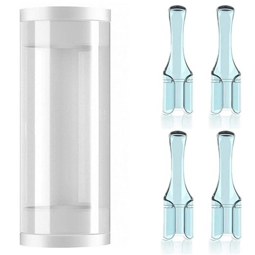 BEBIRD Original R1 Ear Wax Removal Replacement Ear Spoon Accessories Set, Ear Cleaner Tips Set, Ear Spoons Earpick for Kids Adults & Pets - 4 Pieces-2Pack