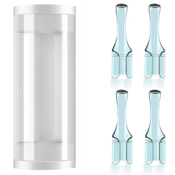 BEBIRD Original R1 Ear Wax Removal Replacement Ear Spoon Accessories Set, Ear Cleaner Tips Set, Ear Spoons Earpick for Kids Adults & Pets - 4 Pieces-2Pack