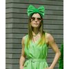 St. Patrick's Day Headbands for Women Girls Kids, Shamrock Green Sequin Bow Headband Clover Hair Hoop Cute Hair Accessories for St. Patrick's Day Decorations Parade Costume Party Supplies 1PCS