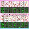 EMOME 400 Styles Luminous Valentine's Day Accessories Party Favors Decorations Supplies, Glow Heart Kiss Tattoos Temporary, Valentines Day Temporary Tattoo Stickers for Kids Women (56 Sheets)