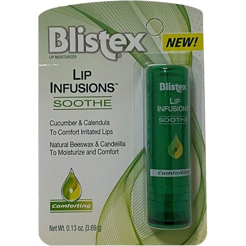 Blistex Lip Infusions Soothe Lip Moisturizer 0.13 Ounce (6 Pack)