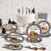 Monster Truck Party Tableware Set Monster Truck Plates and Napkins Monster Truck Party Supplies Decorations for Kids Boys Monster Truck Theme Birthday party Supplies Serves 24