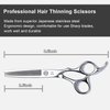 Hair Cutting Scissors and Thinning Scissors Kit,6.5 inch Professional Salon Haircut Scissors Kit,Barber Hairdressing Shears Set,Hair Cutting Shears Texturizing Shears (Silver)