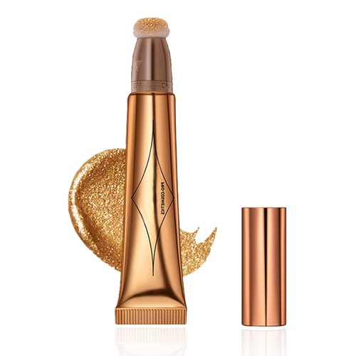 Highlighter Beauty Wand-1Pcs Shimmer Liquid Face Body Highlighter Makeup Stick with Cushion Applicator, Lightweight Waterproof Face Glowing Illuminator Makeup Pen,Christmas Gift for Women Girl-06