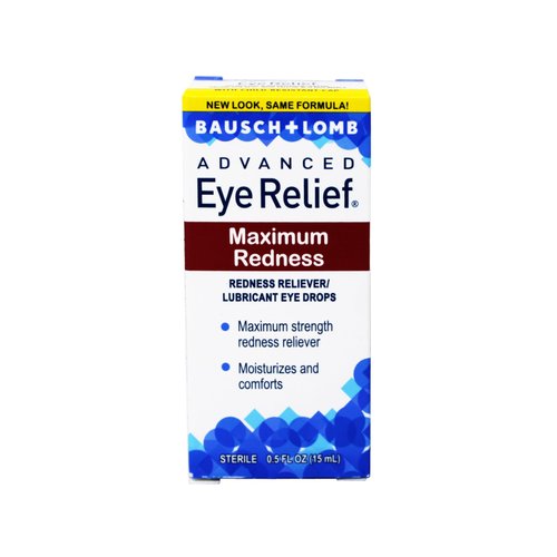 Bausch & Lomb Advanced Eye Relief Redness Maximum Relief Drops - 2 pk.
