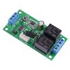 Motor Wireless Remote Switch 12V Universal 2 Channel RF Remote Control, 433Mhz Remote Receiver Switch 9V - 12V DC Motor Controller 2 Transmitter with 1 Receiver