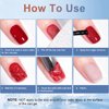 yehapp 15ml Gel Nail Polish Remover, Easily & Quickly Remove for Gel Polish, Professional Remove Gel Nail Polish, Gel Remover for Nails