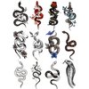 Kotbs 12 Sheets Snake Serpent Realistic Fake Tattoos That Look Real and Last Long, Adult Tattoos Temporary Tattoos for Men Women, Waterproof Tattoo Temparytattos Body Tattoos
