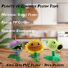 Dyharnsty 6pcs Plants and Zombies Plush vs Toys Sets PVZ Plush Stuffed Toys Soft Figure Doll Great Birthday Gifts for Kids