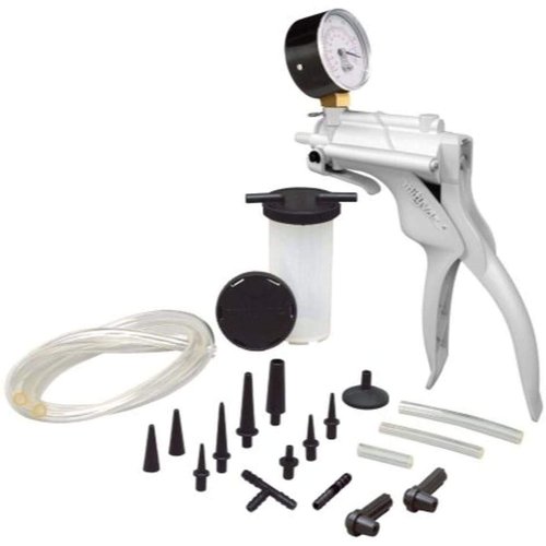 Mityvac MV8000 Professional Brake and Clutch Bleeding Tune-up Kit, Includes Selectline Hand-Vacuum Pump, 4.5 oz. Fluid Reservoir with Lid, Manifold Plugs, Screw and Tube Adapters, Connection Tubes